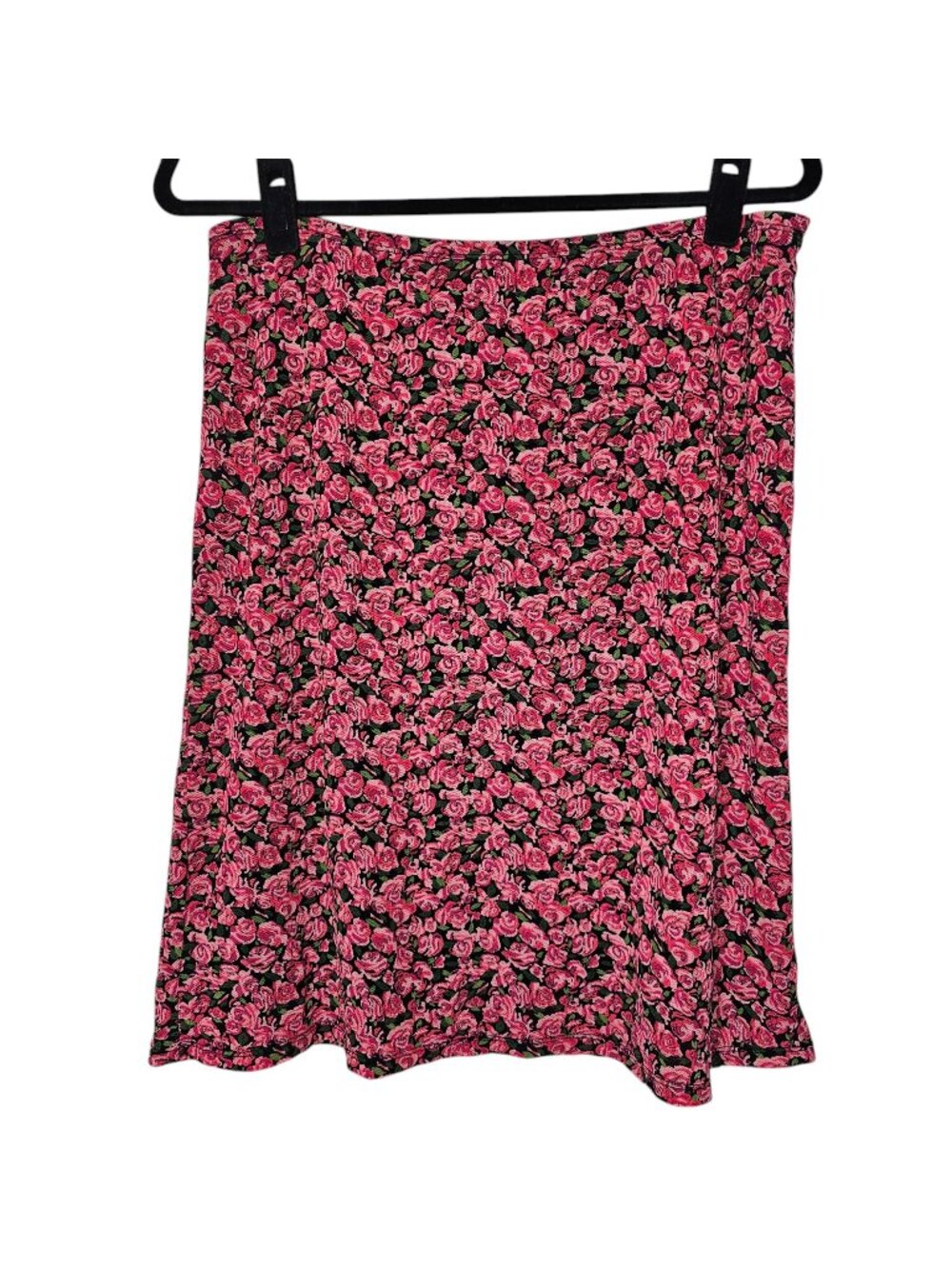 Y2K New York & Company L Skirt Ditsy Floral Rose Mesh Pencil Coquette Feminine